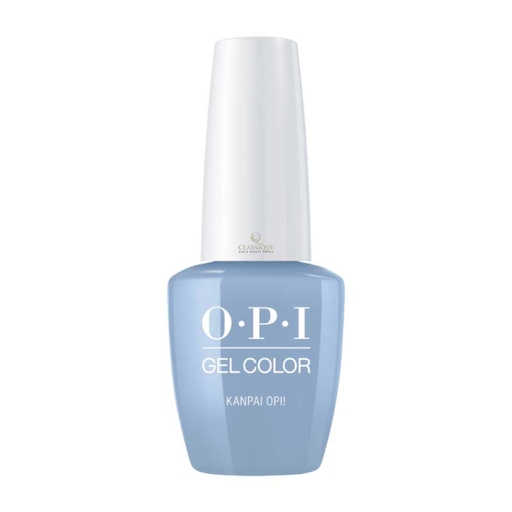 opi gel colour kanpai opi gct90 is a light blue gel polish