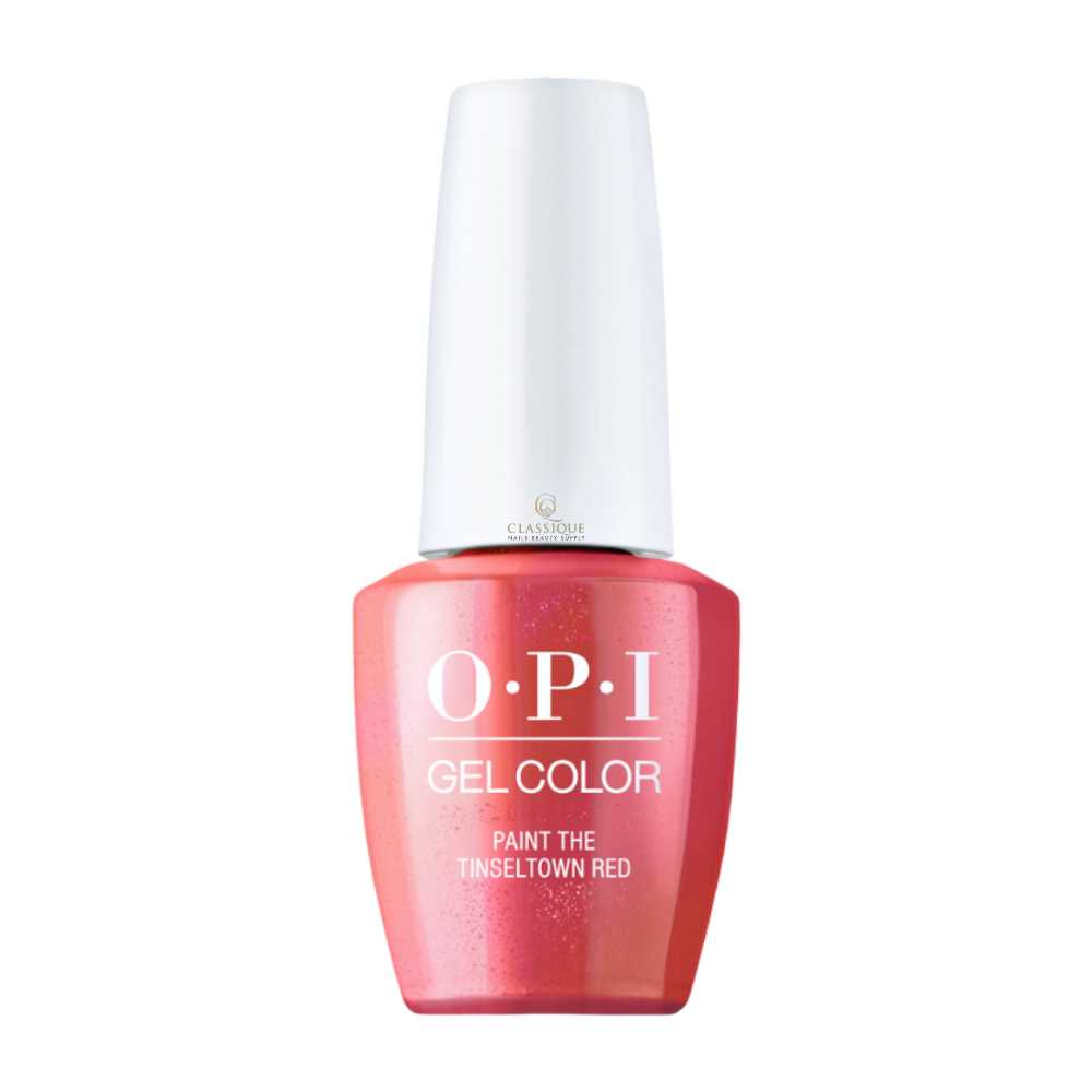 opi gel polish, opi gel color Paint The Tinseltown Red #HPN06