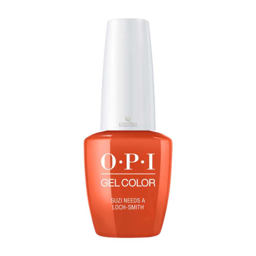 opi gel polish, opi gel color Suzi Needs A Loch-smith #GCU14