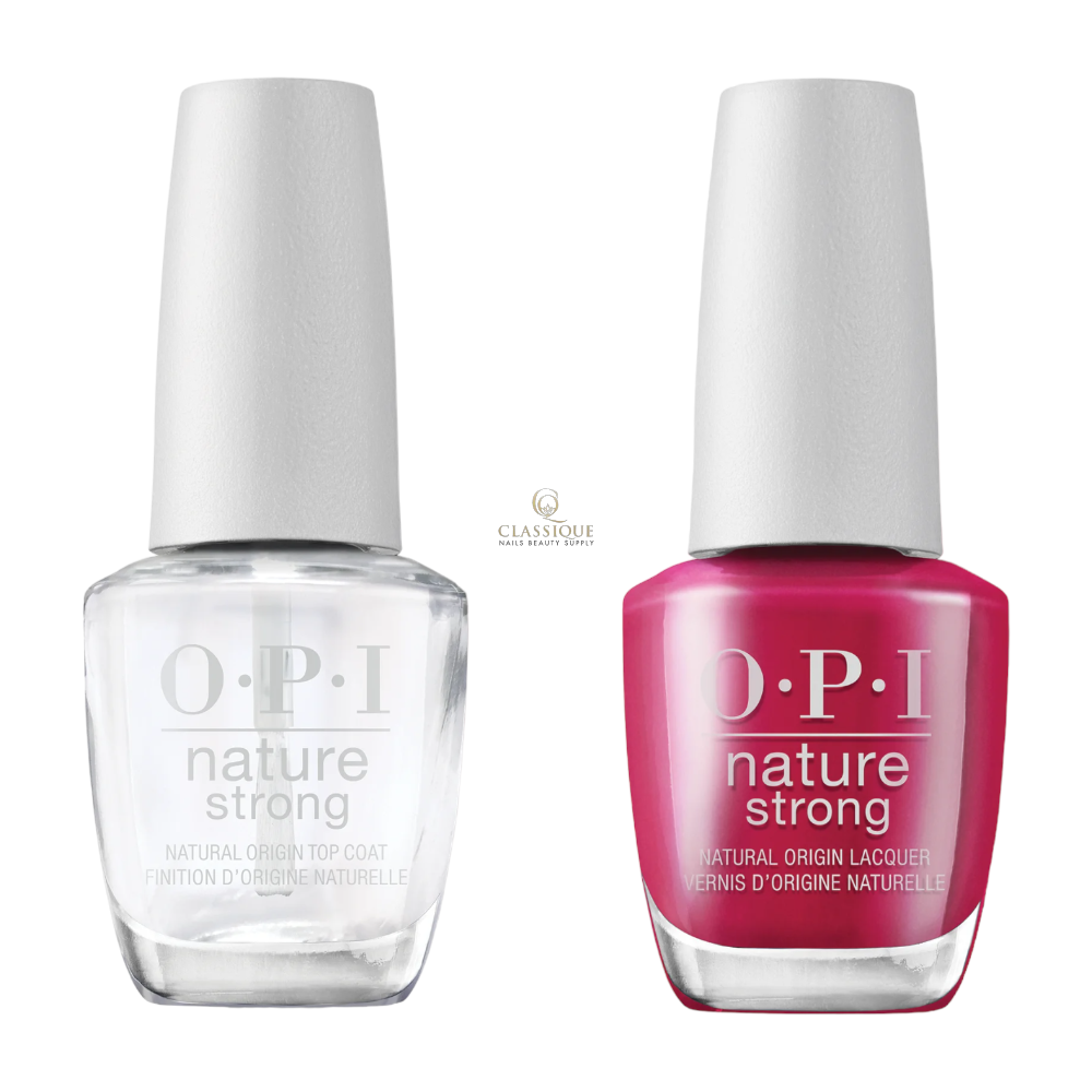 OPI Nature Strong Top and Colour Combo NAT012 A Bloom With A View, medical pedicure vaughan