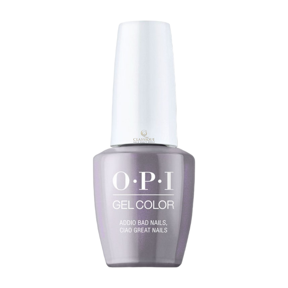 colour nails, opi gel polish Addio Bad Nails, Ciao Great Nails