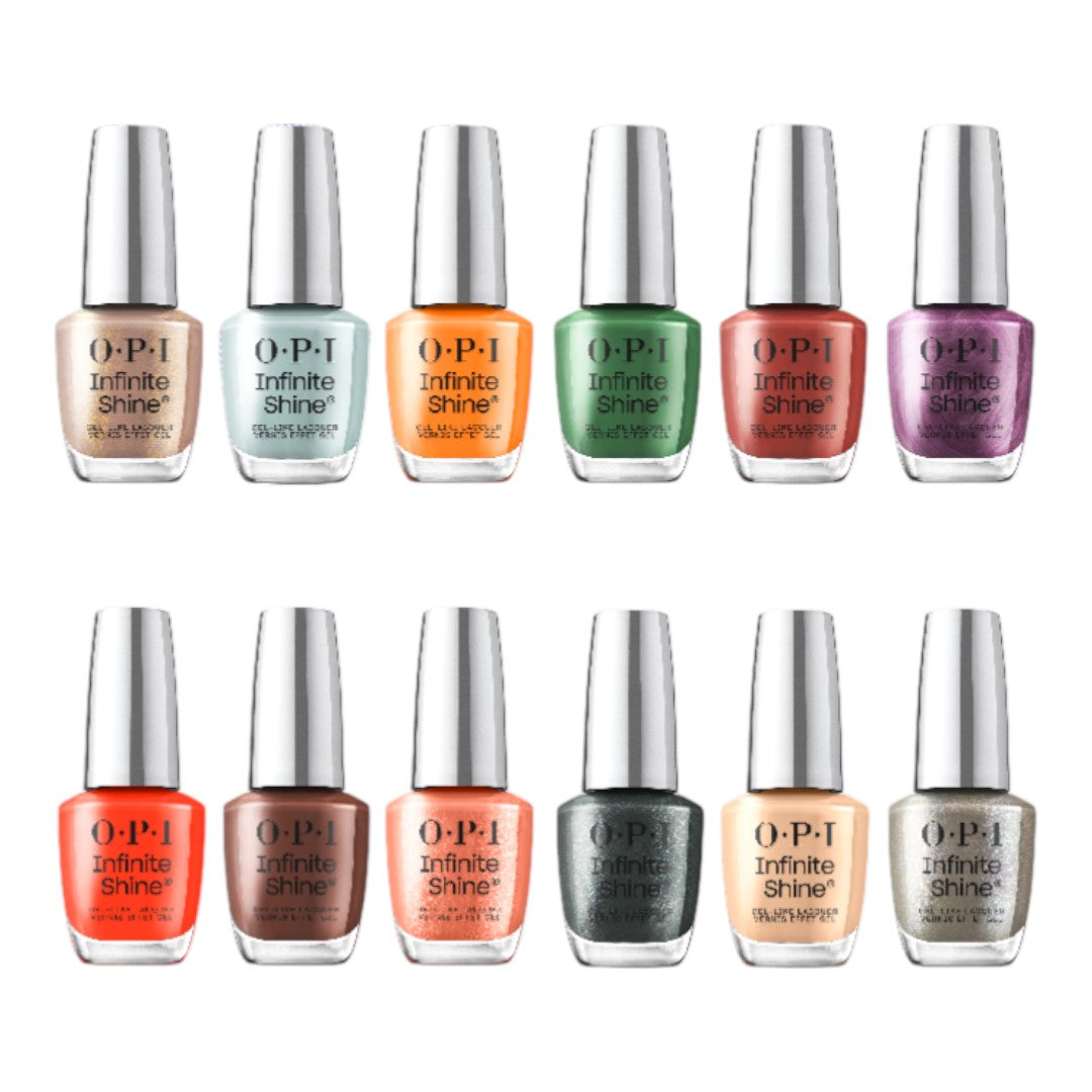OPI Infinite Shine - What's Your Mani-tude? Fall 2025 Collection #ISL183-194 (12pcs)