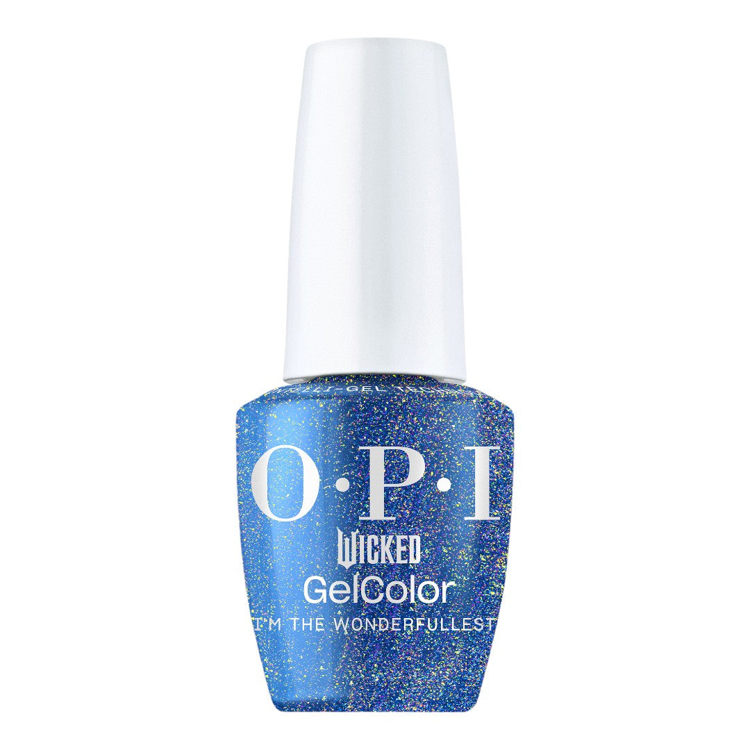 OPI Gel Polish, opi wicked holiday 2024 collection, OPI I'm the Wonderfullest, Sparkle Nail Polish, nail salon pedicure