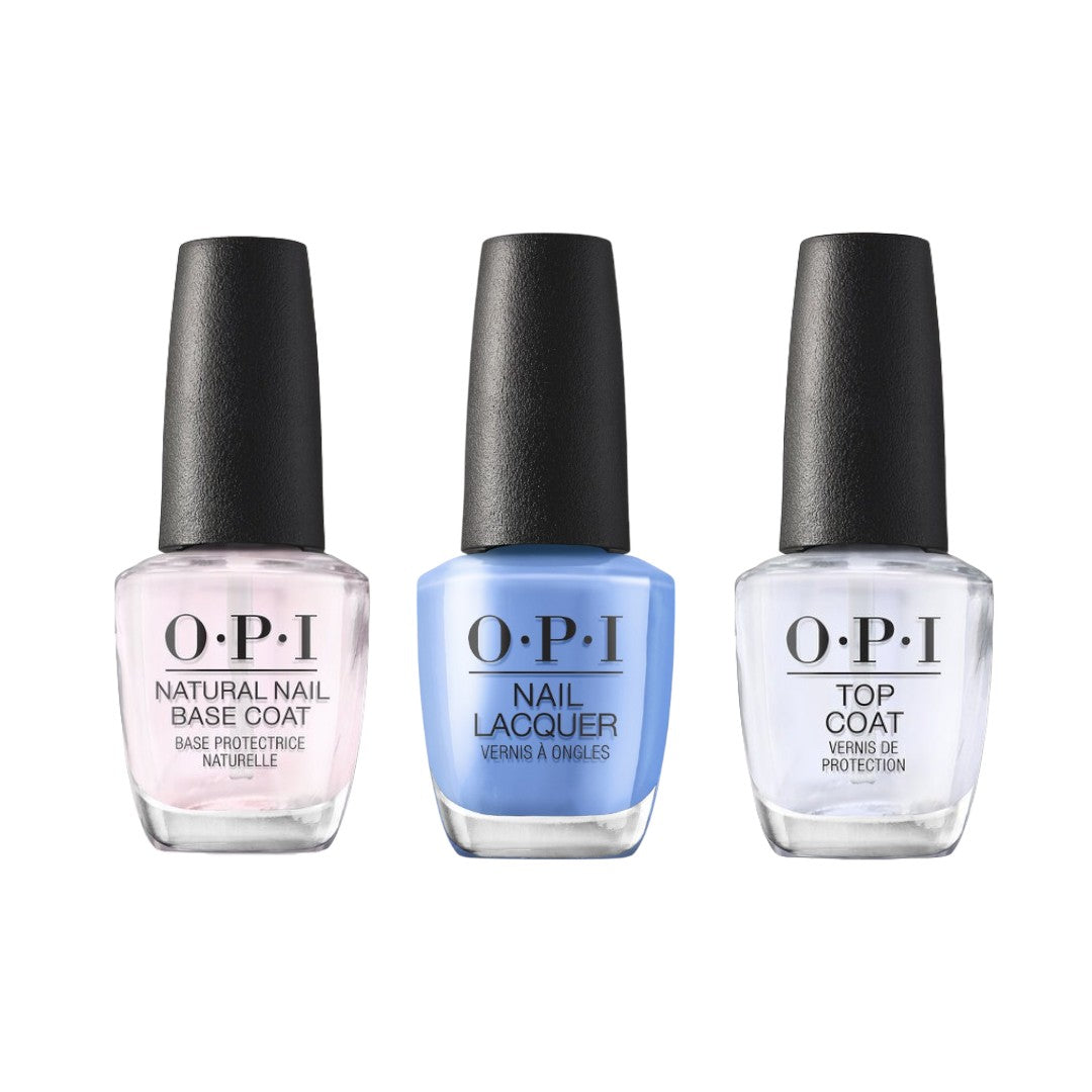 OPI Nail Polish Top Coat, Base Coat and Colour Trio from Make 'Em Jelly Collection, good base coat nail polish, nail polish for winter, nail polish set canada