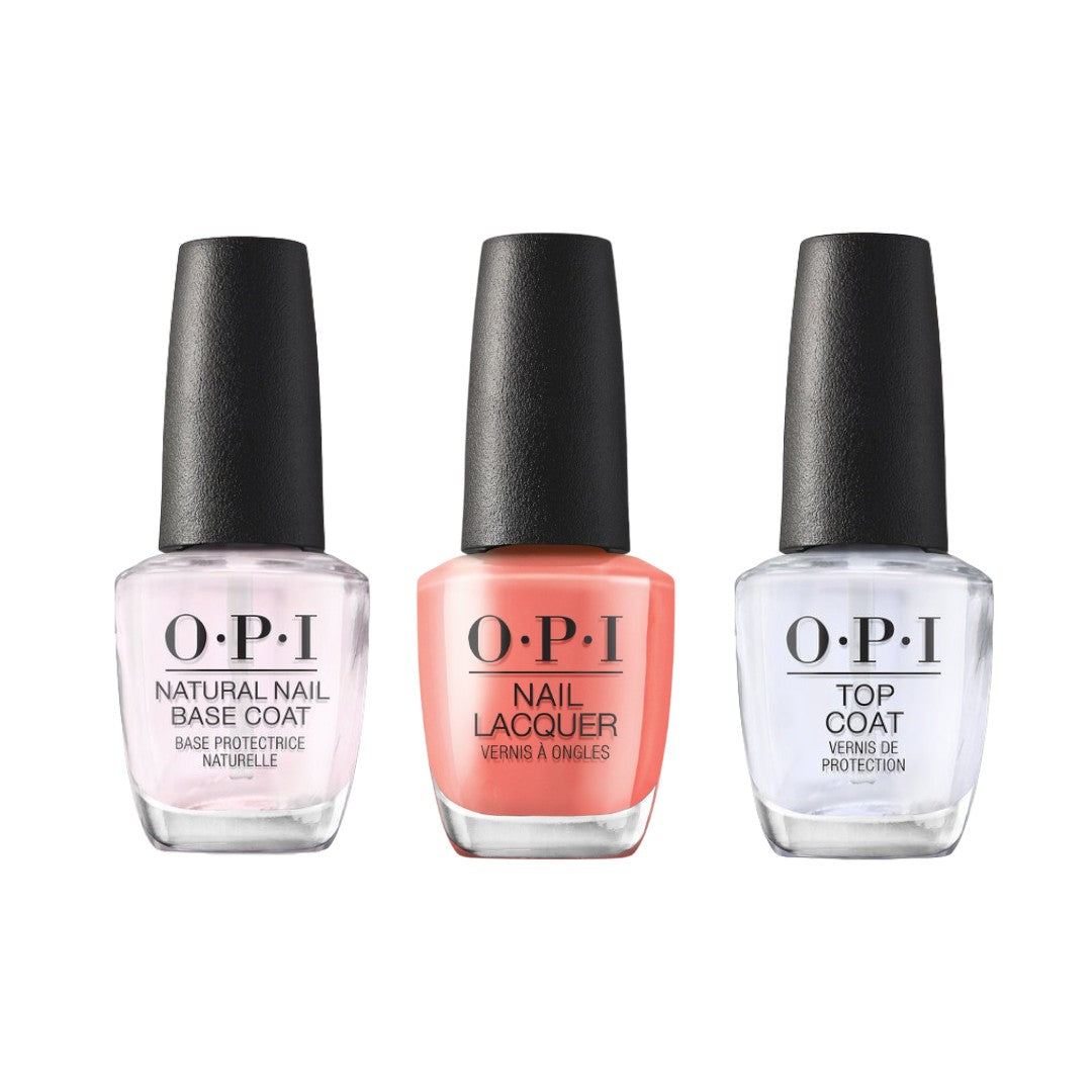 OPI Nail Polish Top Coat, Base Coat and Colour Trio from Make 'Em Jelly Collection, good base coat nail polish, nail polish for winter, nail polish set canada