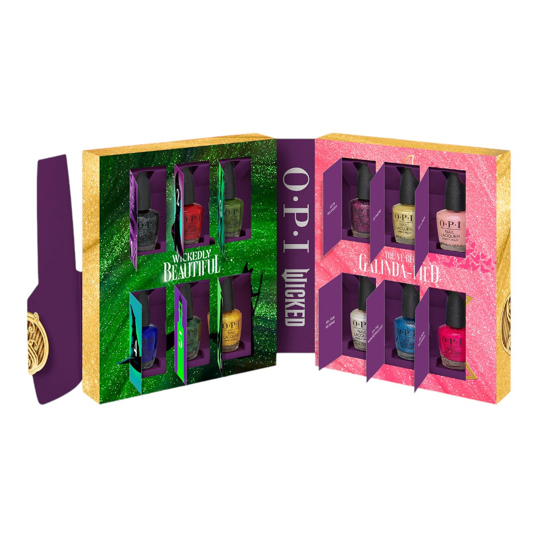 OPI Mini Nail Polish Set, opi Wicked Holiday 2024 Collection 12pcs, nails and us, opi nail lacquer set, opi nail polish, opi nail polish colors, where can you buy opi nail polish, opi infinite shine, opi infinite shine canada