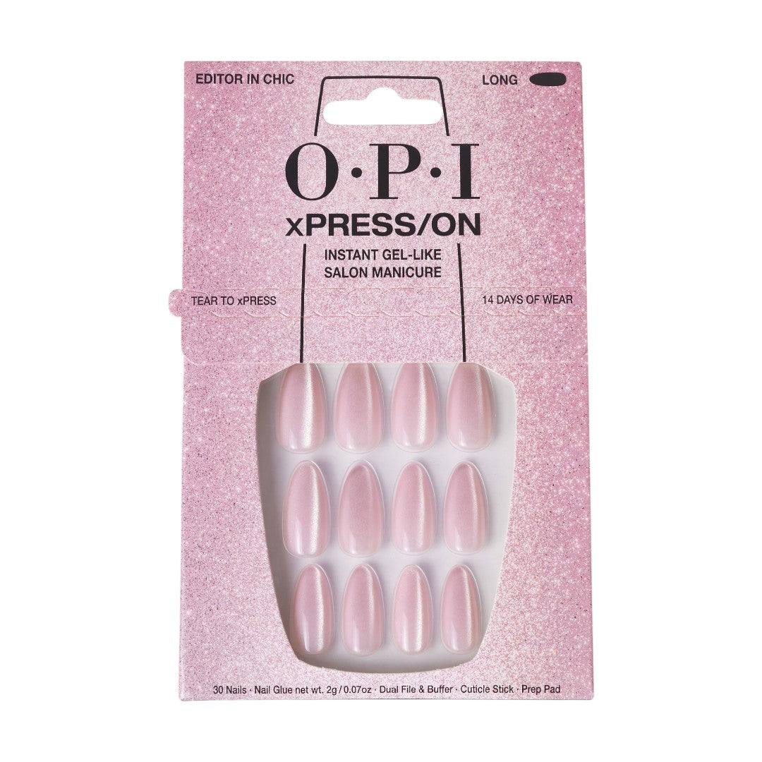 OPI xPRESS/ON Effects - Editor in Chic, opi press on nails, opi press on, opi press on nails canada, opi press on nails review