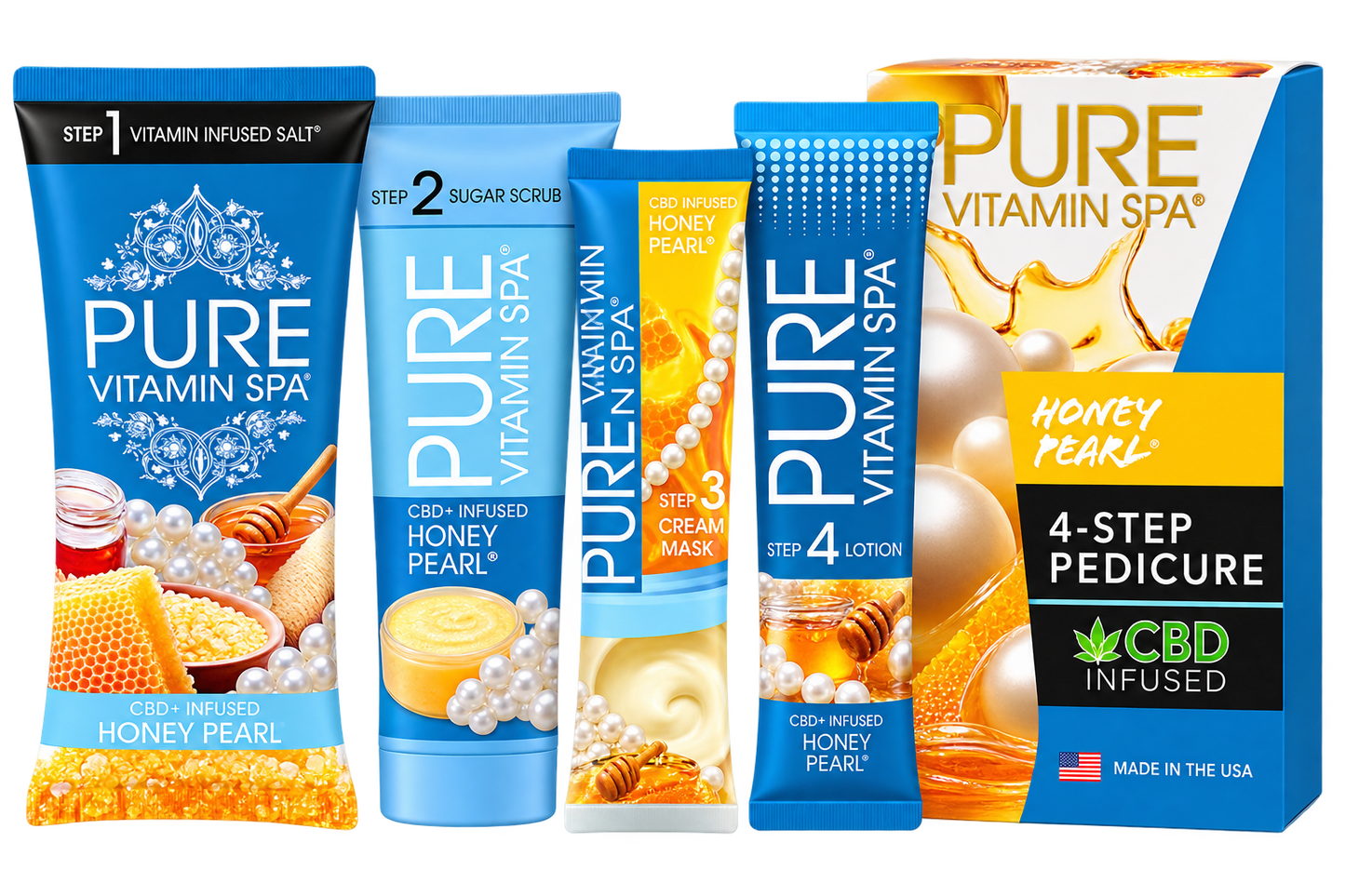 Pure Vitamin Spa 4 Step - Honey Pearl
