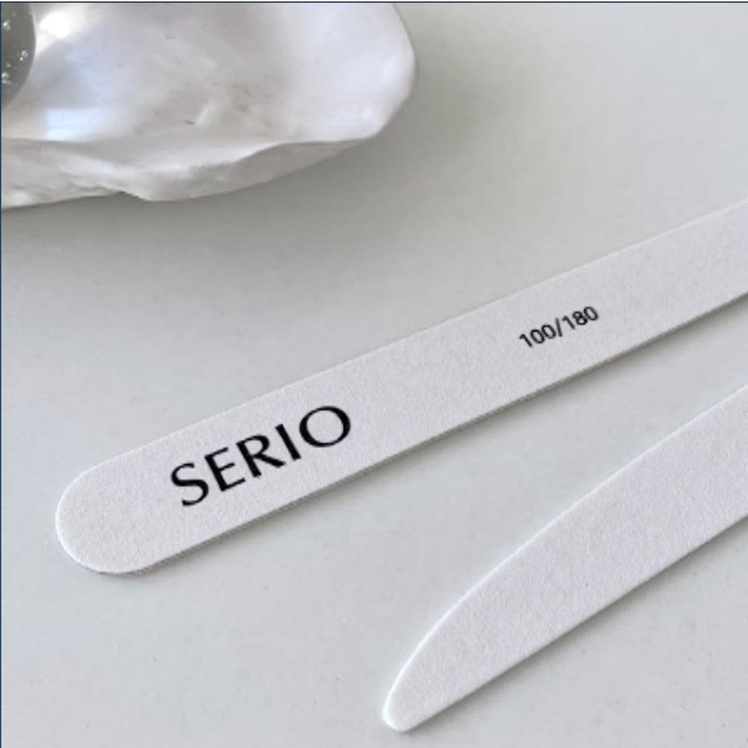 Serio Nail Files - Wood File 100/180 (1pc)