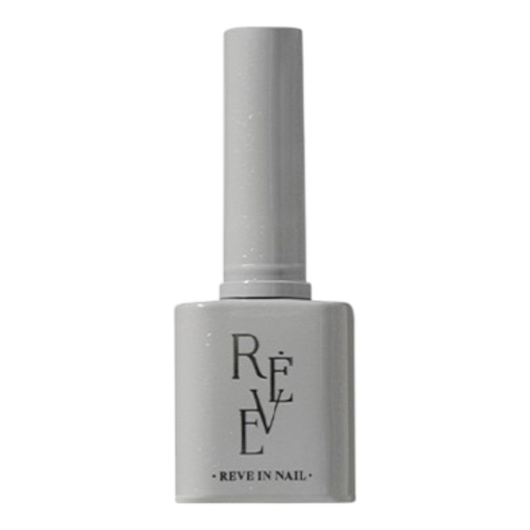 Reve In Nail Korean Gel Polish #RG19, black glitter nail polish
