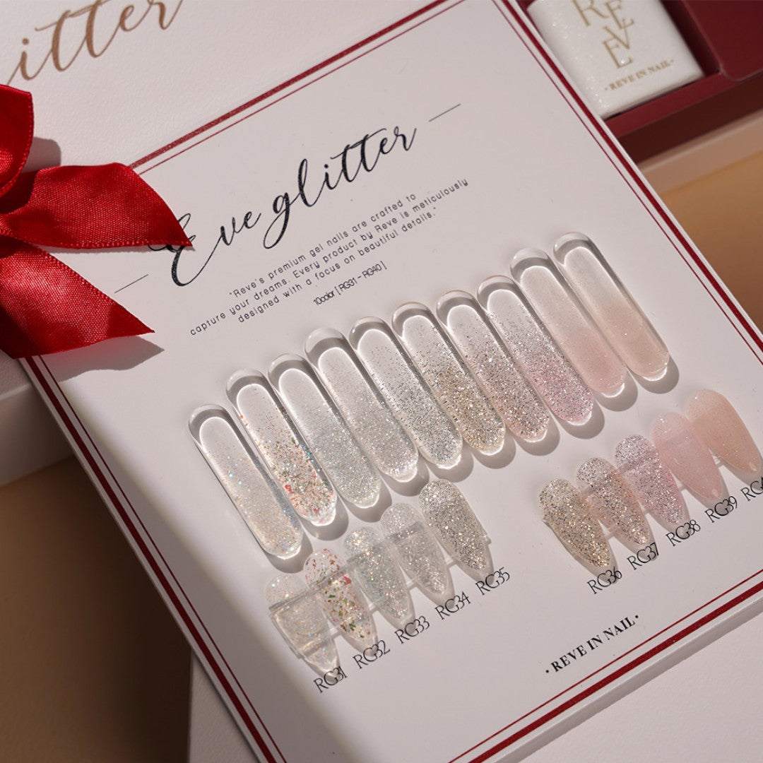 Reve In Nail Glitter Gel Polish #RG39