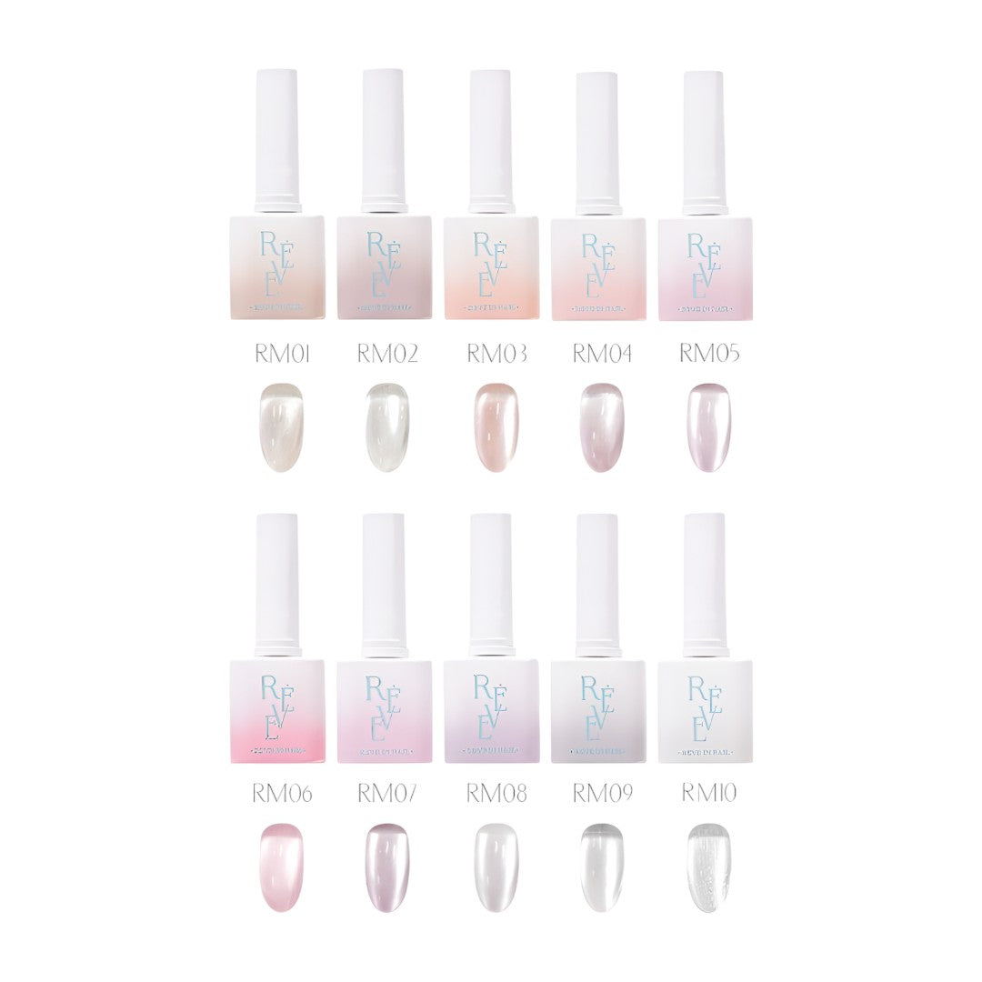 Reve In Nail Nudy Fit Collection, korean nail supply, korean gel nail polish, korean nails, gel manicure polish, gel nail gel polish, cat eye gel nail polish
