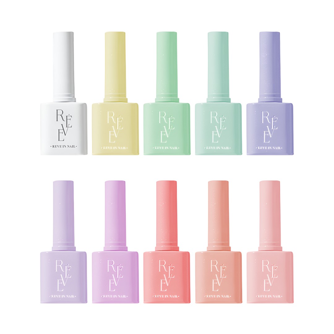 Reve In Nail Glitter Gel Polish Glowish Collection RG21-30 (10pcs)