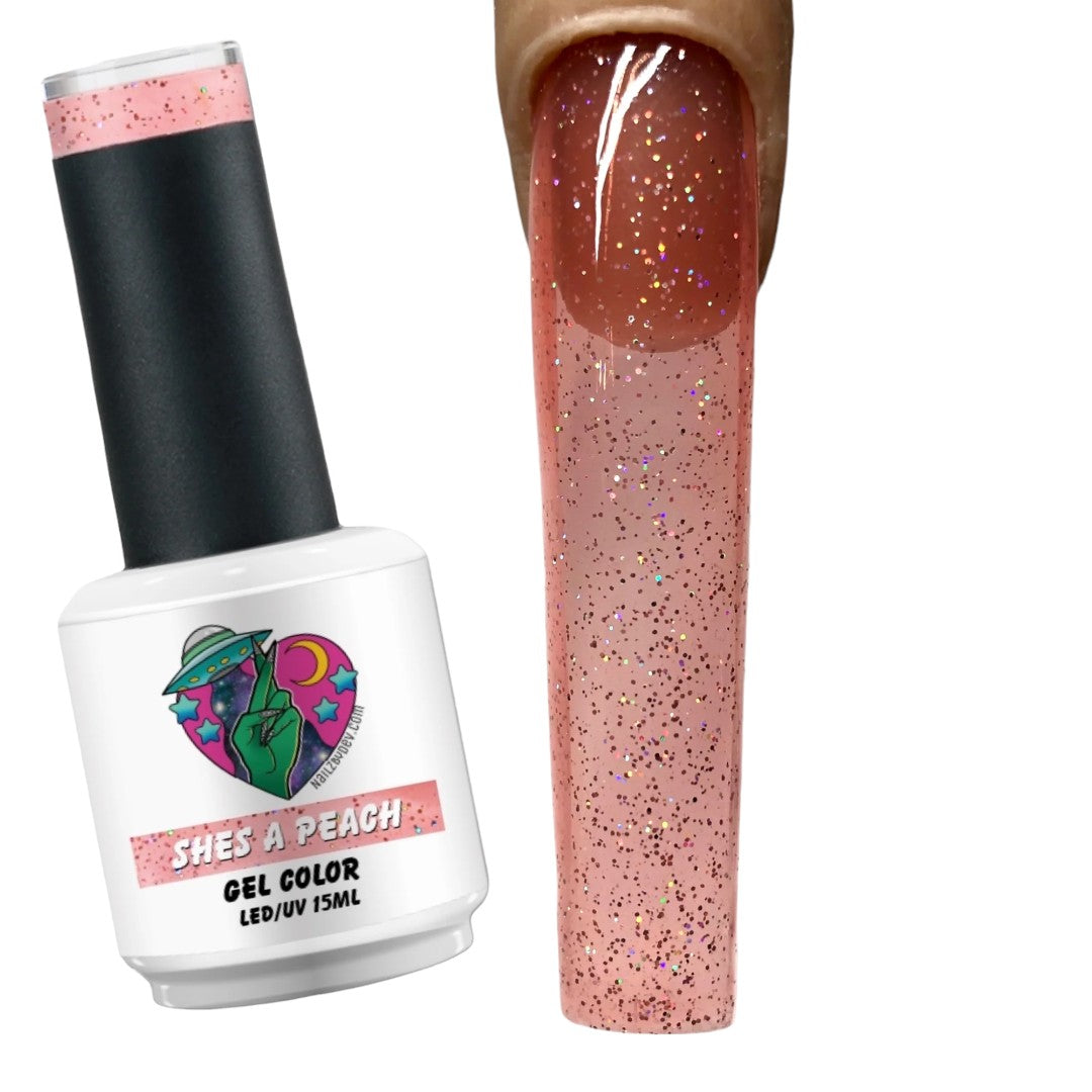Cruelty Free Gel Polish - She's A Peach | Nailz By Dev Canada, nail art disney designs