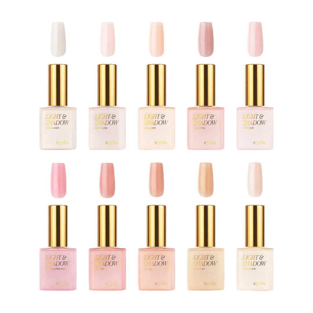 Apres Sheer Gel Polish Set Spring Nail Colors Collection, pro nail supply