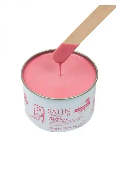 Satin Smooth Soft Wax Deluxe Pink 14oz SSW14CR
