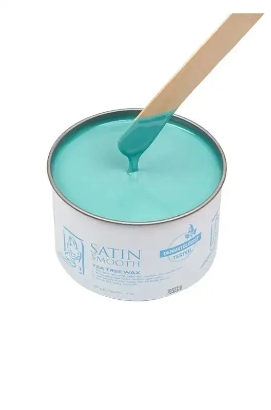 Satin Smooth Soft Wax Tea Tree 14oz SSW14TT