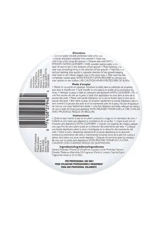 Satin Smooth Soft Wax Tea Tree 14oz SSW14TT