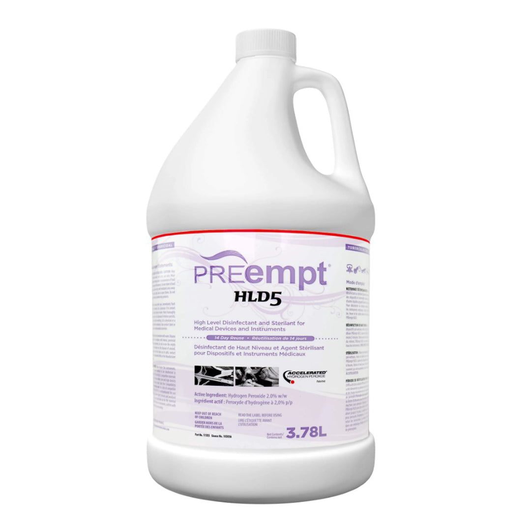 preempt hld5, hospital disinfectant, PREempt HLD5 1Gal - Disinfectant Liquid for Nail Salon, Spa, Barber