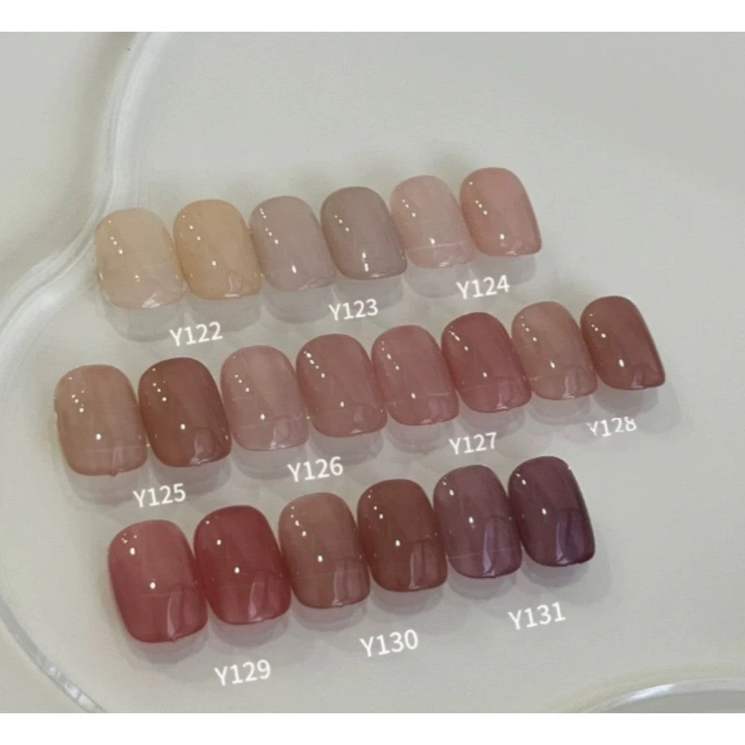 YHH, Sheer nail Polish, chinese nails, Y124, manicure winnipeg