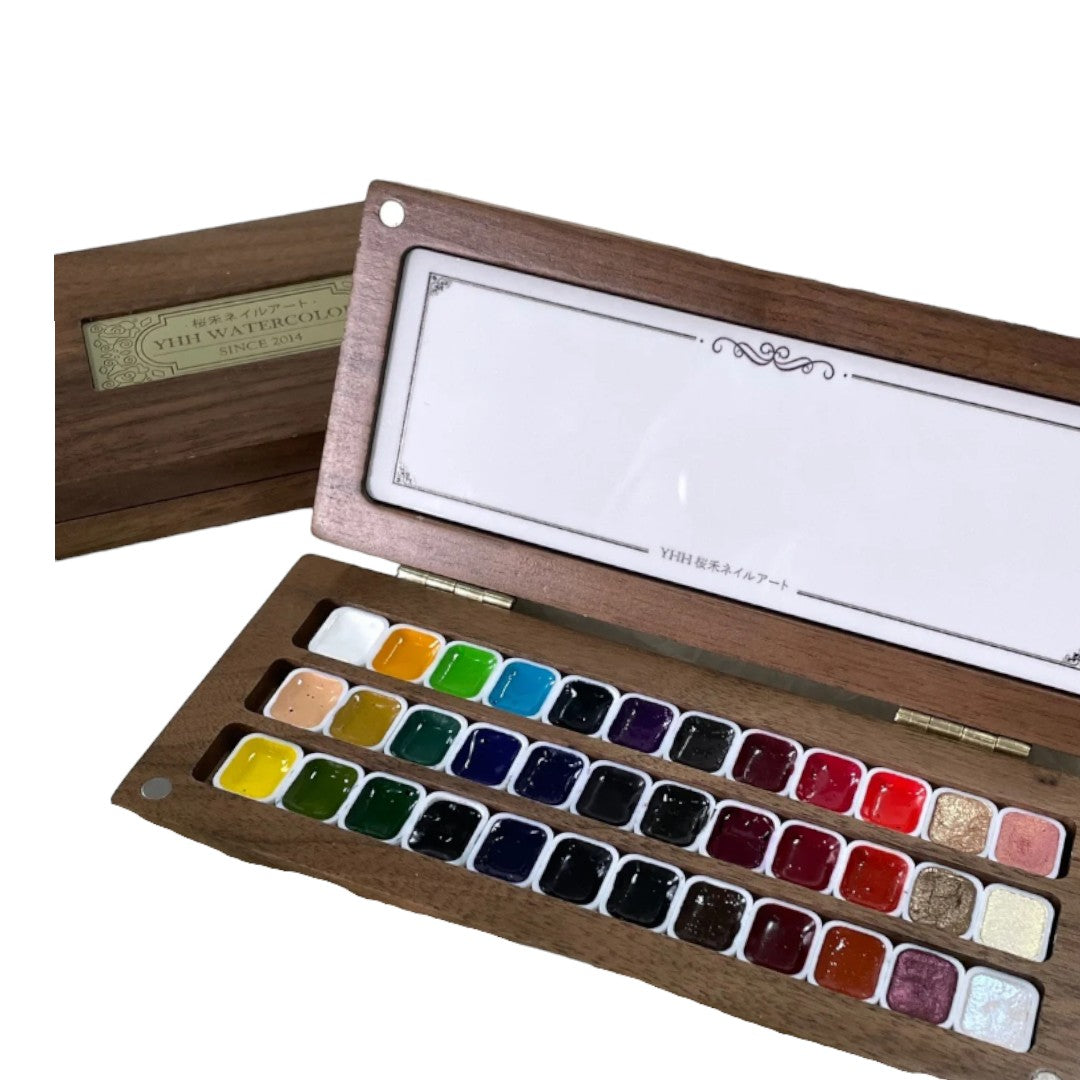 YHH Gel - 36 Watercolor Nail Colors for Nail Art Painting