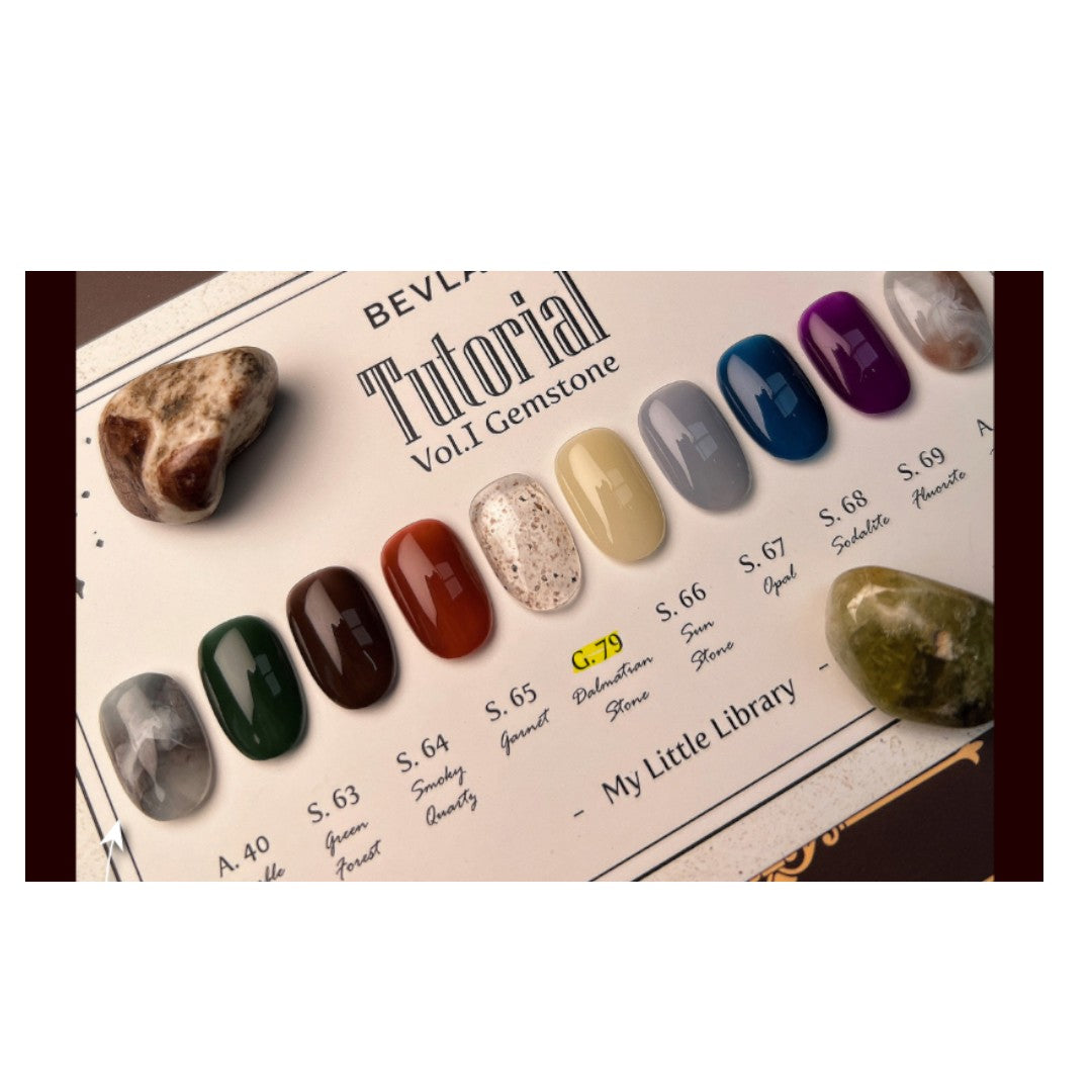 Bevlah, Korean gel nail polish, Hema Free Gel Polish, Sheer nail polish, Sun Stone S66