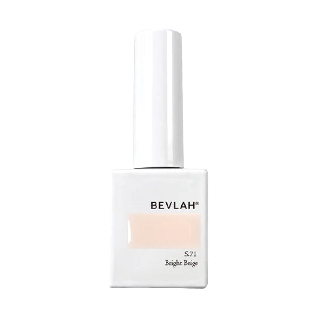 Bevlah Korean Hema-Free Gel Polish - Bright Beige S71