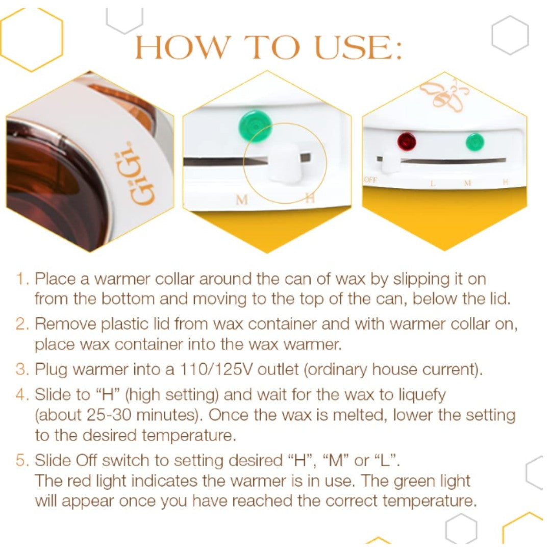 Gigi Single Wax Warmer 14oz #0225CN