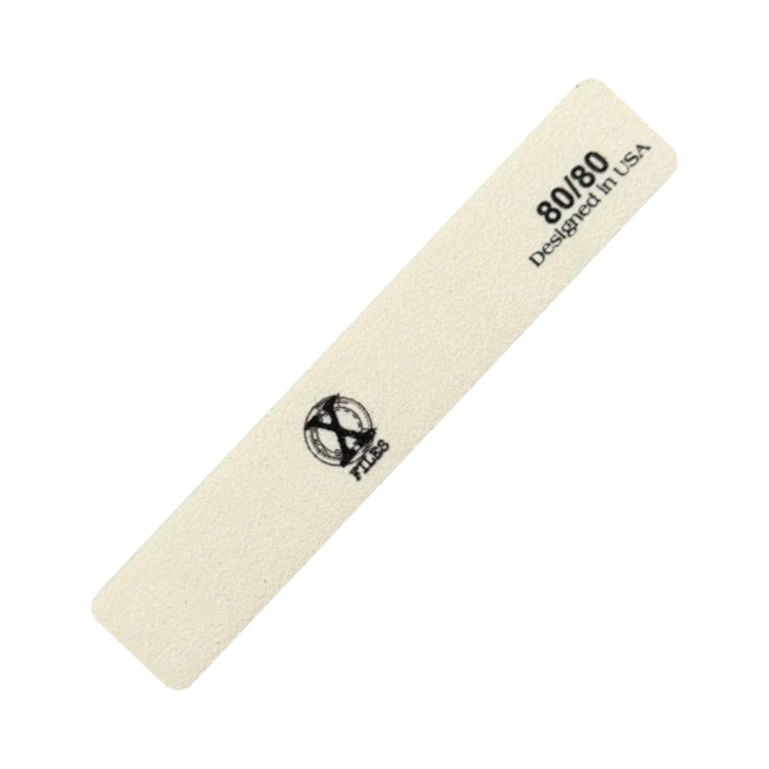 X-Files Nail Files White 80/80 (Pack of 50), best nail file for toenails, top rated nail files, nail file revlon, amazon nail file, diamond file nail, filer nail, baby nail filer
