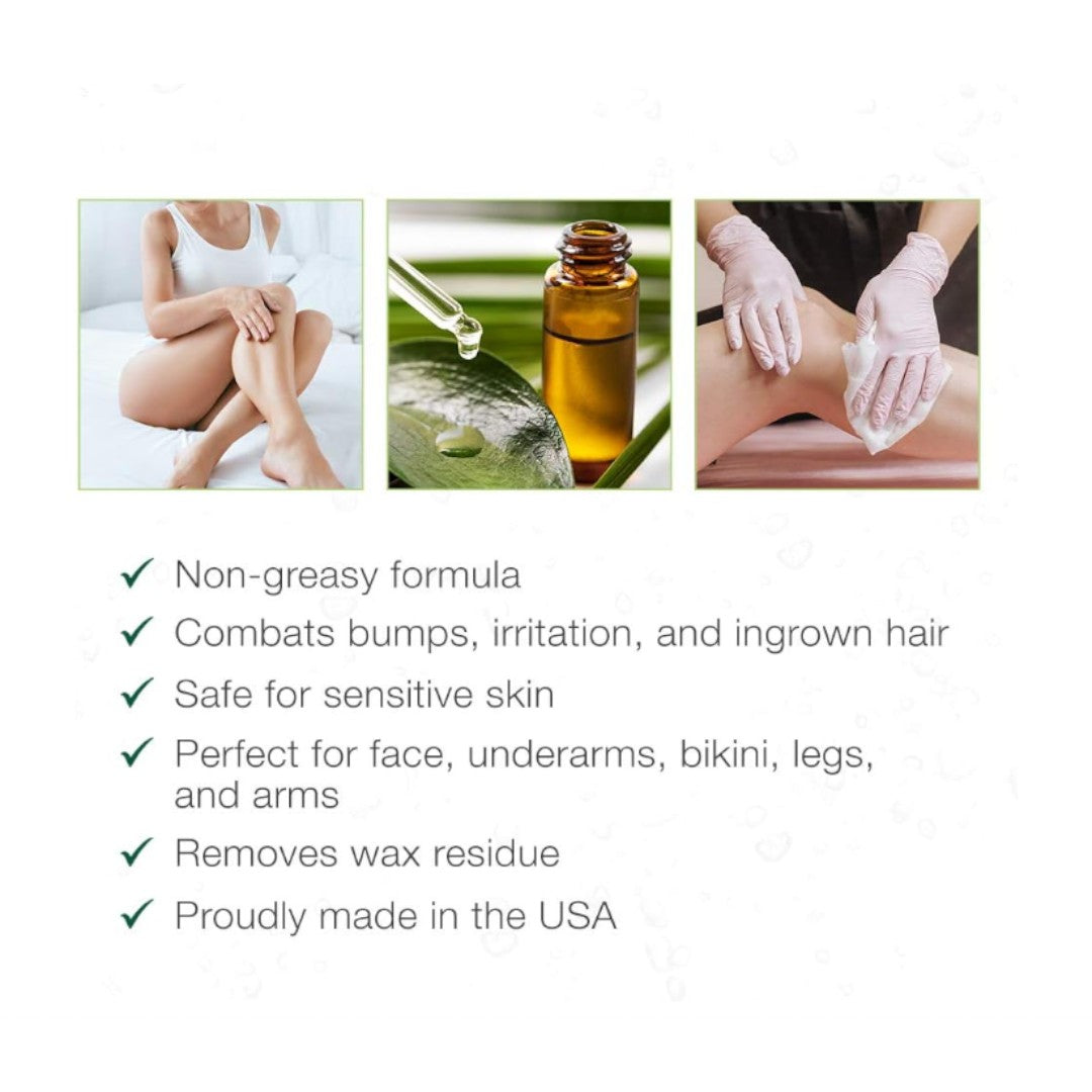 Clean+Easy Azulene Skin Calming Oil 2oz for Hair Removal, laser hair removal montreal