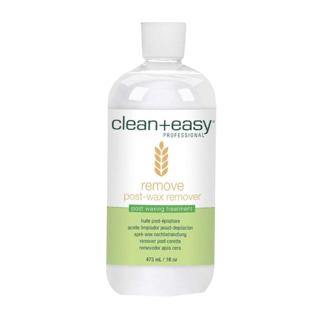 Clean+Easy Remove After Wax Cleanser for Hair Removal 16oz, smooth wax bar