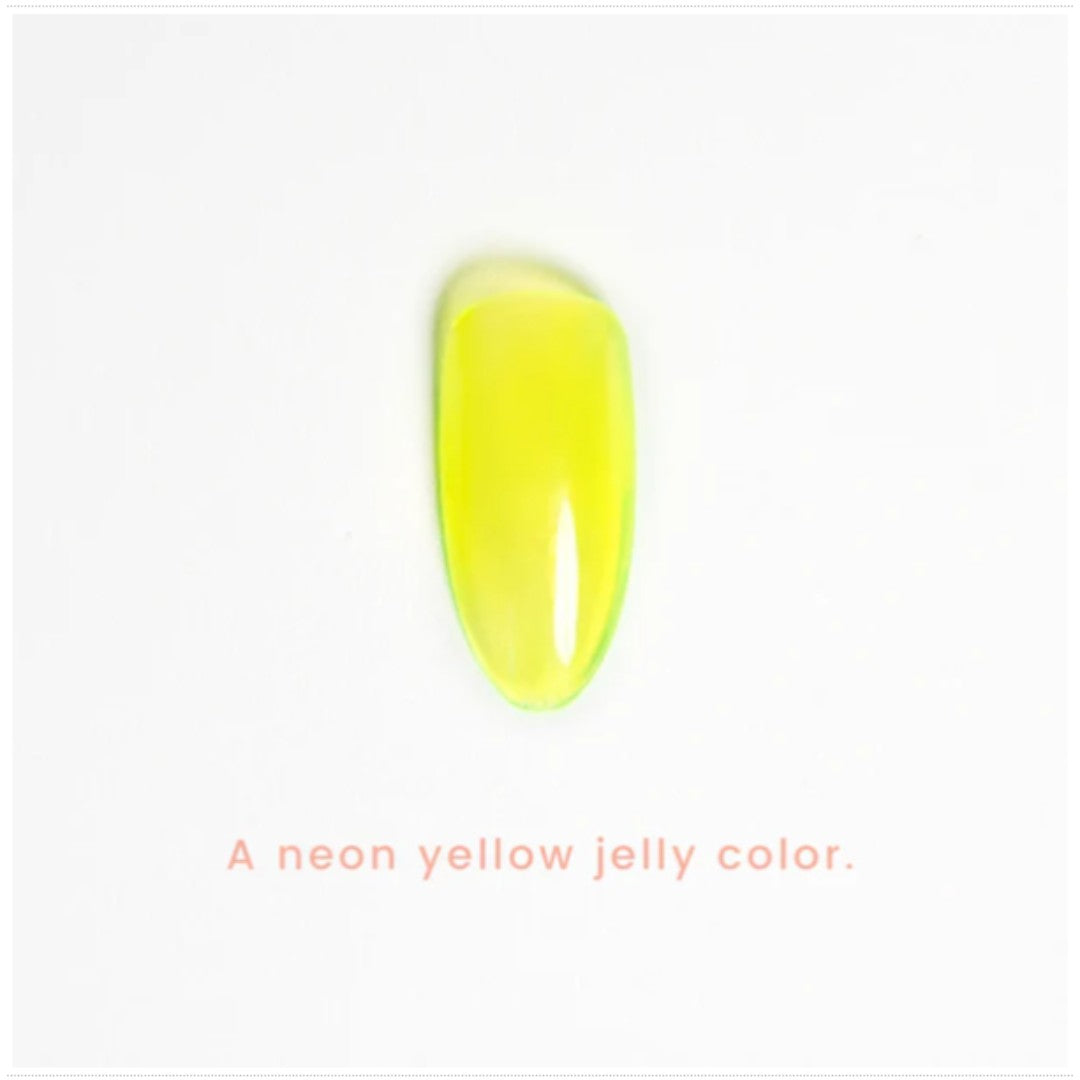 Kokoist Color Gel - Mobile Order | Neon Yellow Jelly Gel Polish