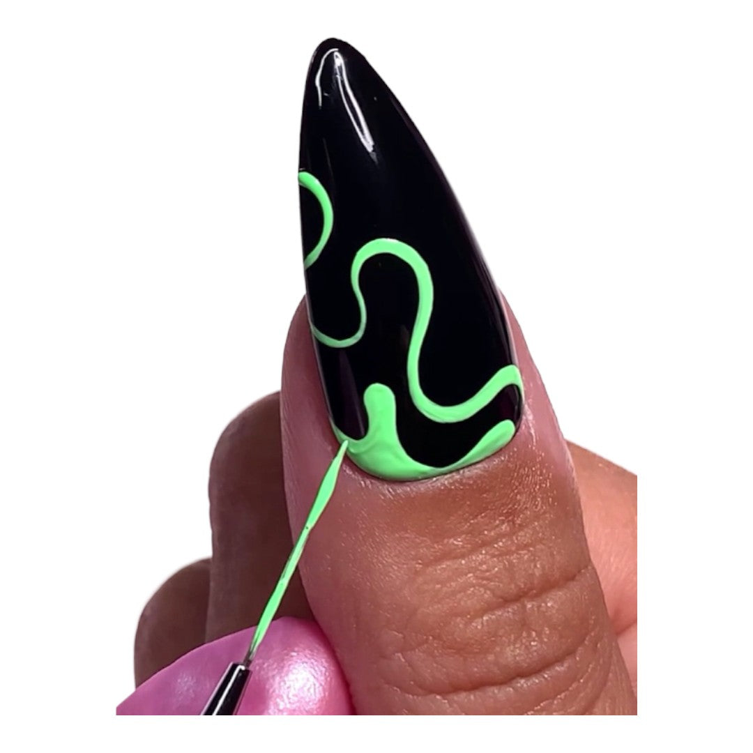 Nails By Dev Gel Polish Nail Art Liner - Bcuz I Got High, nail art designs brown