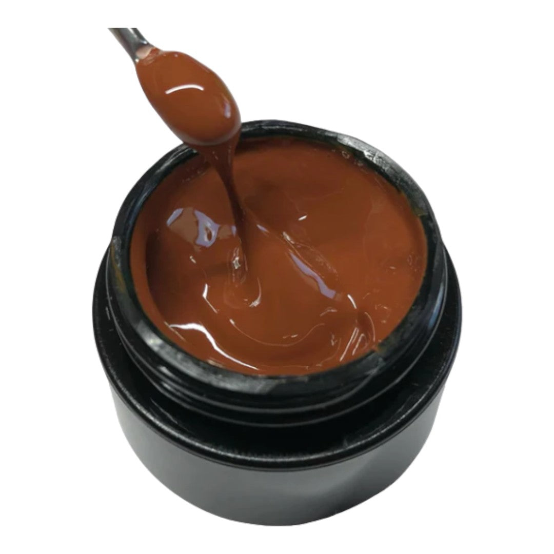 Nails By Dev Gel Polish Nail Art Liner - Caramel, leaf nail art
