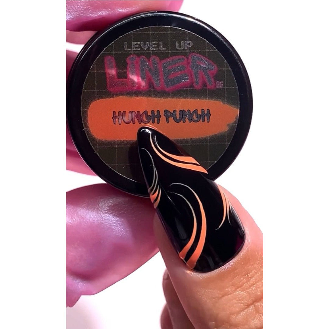 Nails By Dev Gel Polish Nail Art Liner - Hunch Punch, bow for nail art