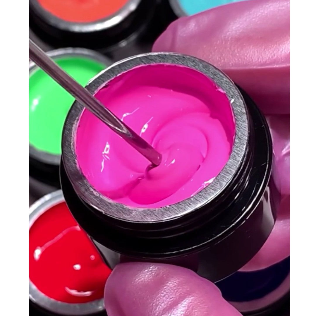 Nails By Dev Gel Polish Nail Art Liner - Hoochie Mama, cat nail art designs