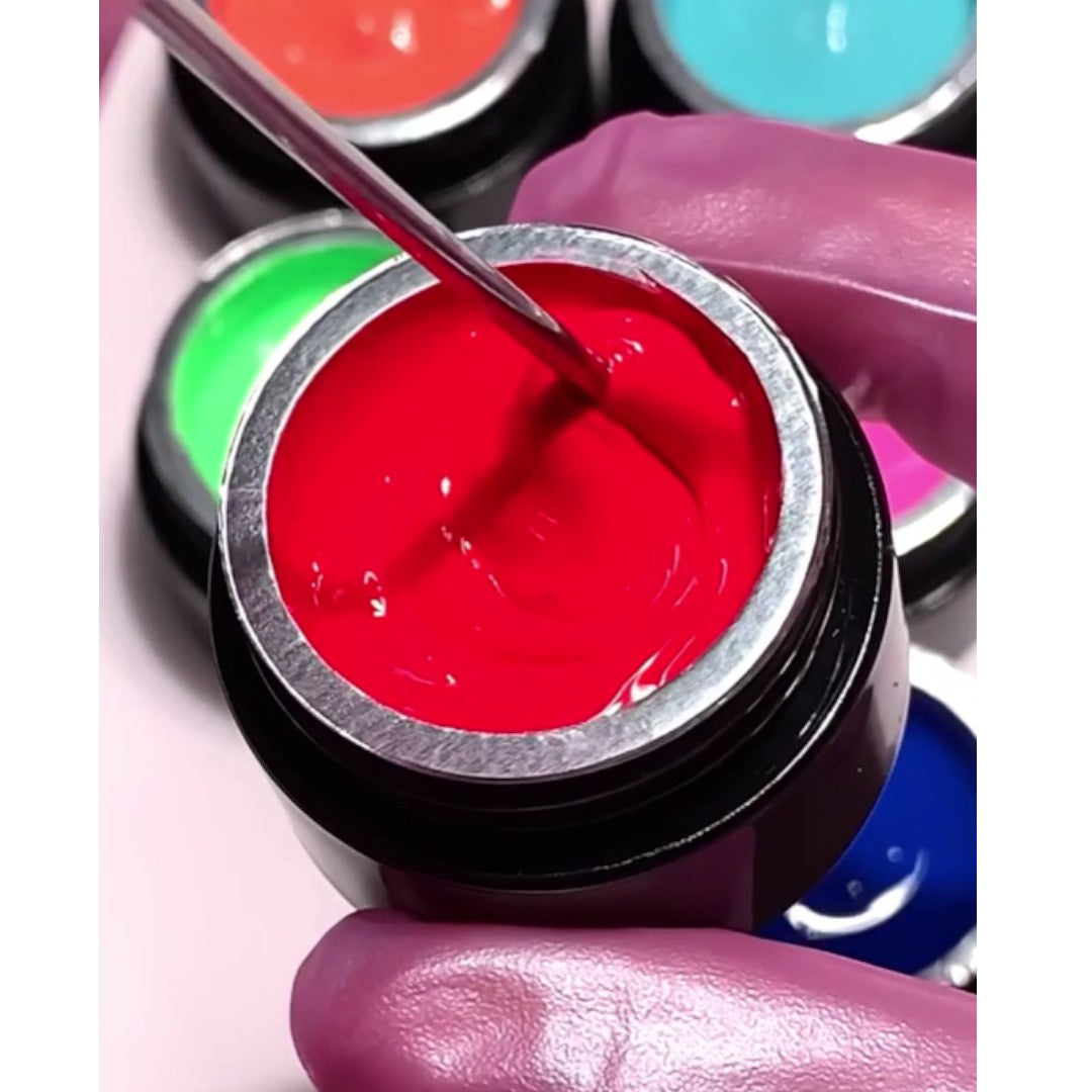Nails By Dev Gel Polish Nail Art Liner - Jello Shot, beige nail art