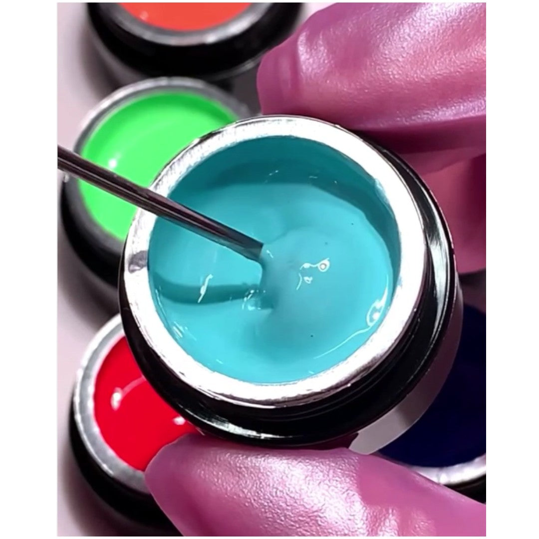 Nails By Dev Gel Polish Nail Art Liner - Take It To Da House, nail art white flowers