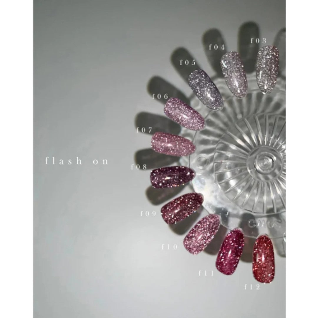 Japanese Glitter Nail Gel - Énoi Flash Holographic Series F11