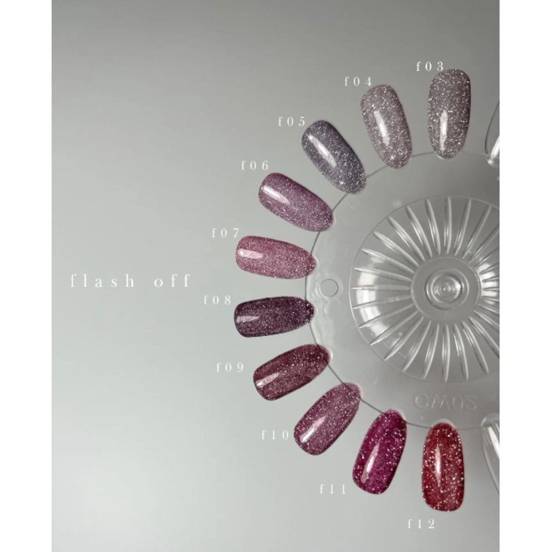 Japanese Glitter Nail Gel - Énoi Flash Holographic Series F11