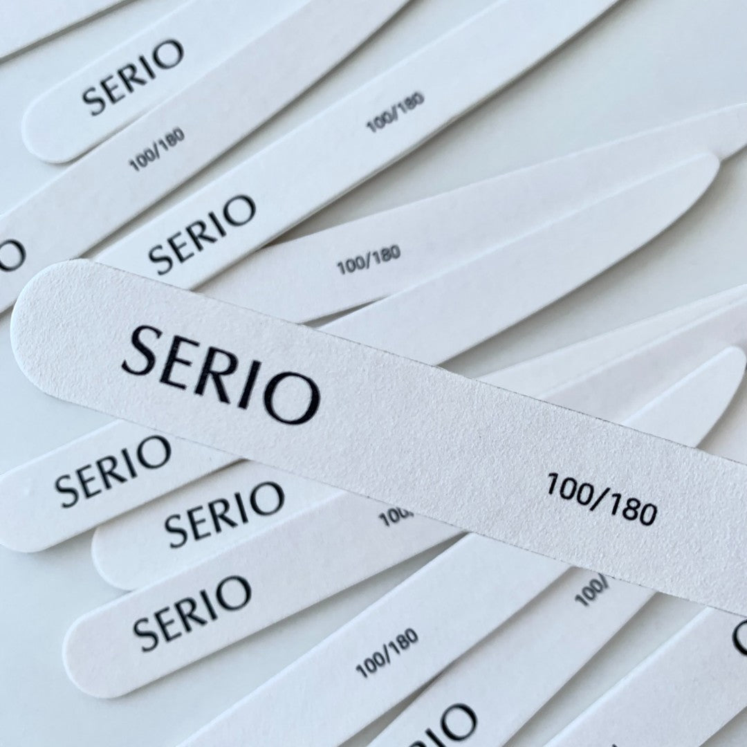 Serio Nail Files - Wood File 100/180 (1pc)