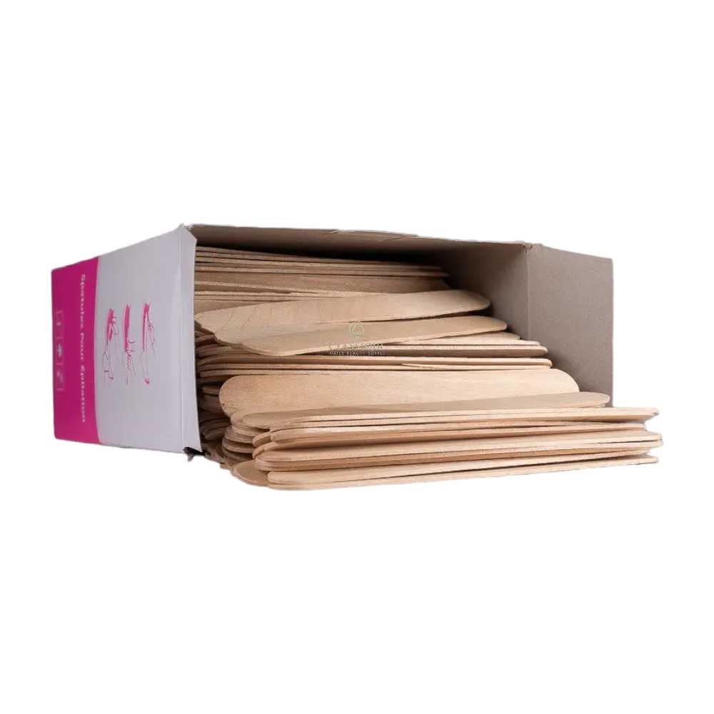Sharonelle Wooden Waxing Spatula Adult (Box of 500) - Classique Nails Beauty Supply
