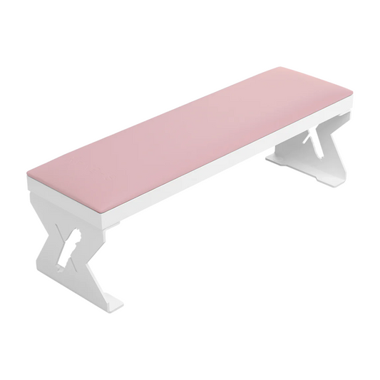 SheMax Luxury Arm Rest - Pink Pastel Cushion & White Base