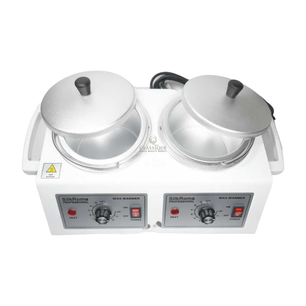 Silk-B Double Pot Wax Warmer, wax warmer hair removal