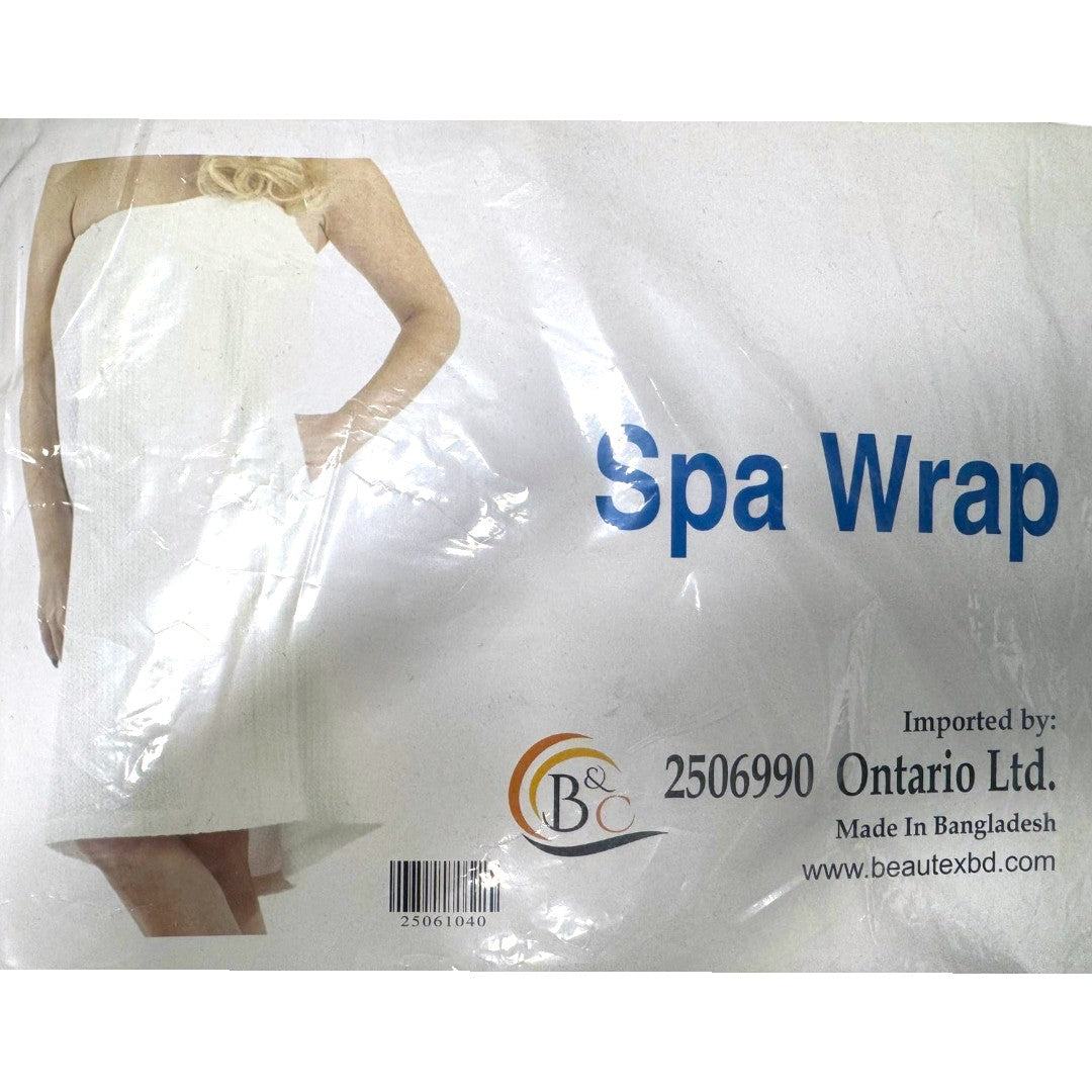 Lotus Spa Towel Wrap - White