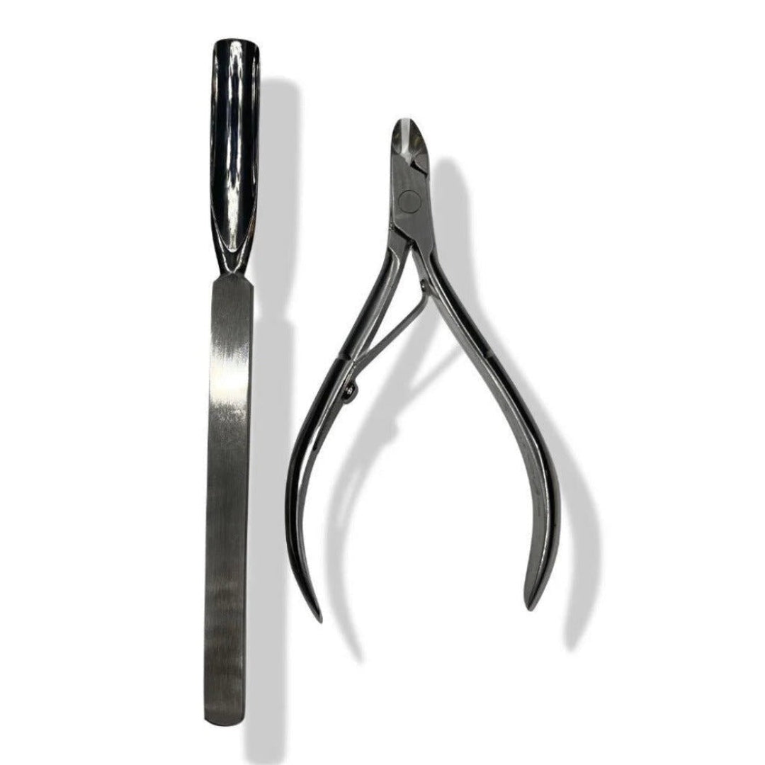 Stainless Steel Cuticle Nipper #12 & Pusher w/ Free Gift 1 - Cuticle Nipper Size #12