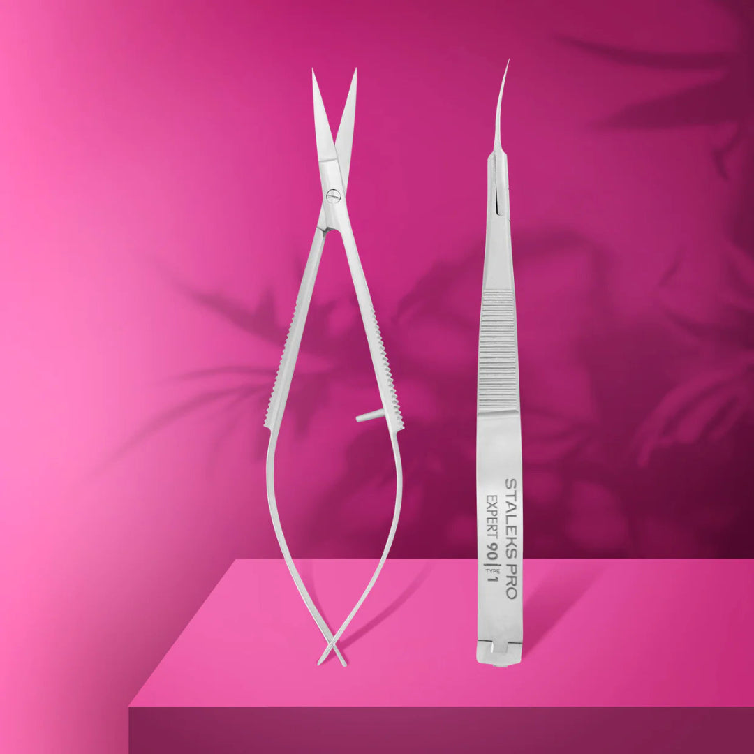 Staleks Professional Cuticle Micro scissors EXPERT 90 TYPE 1