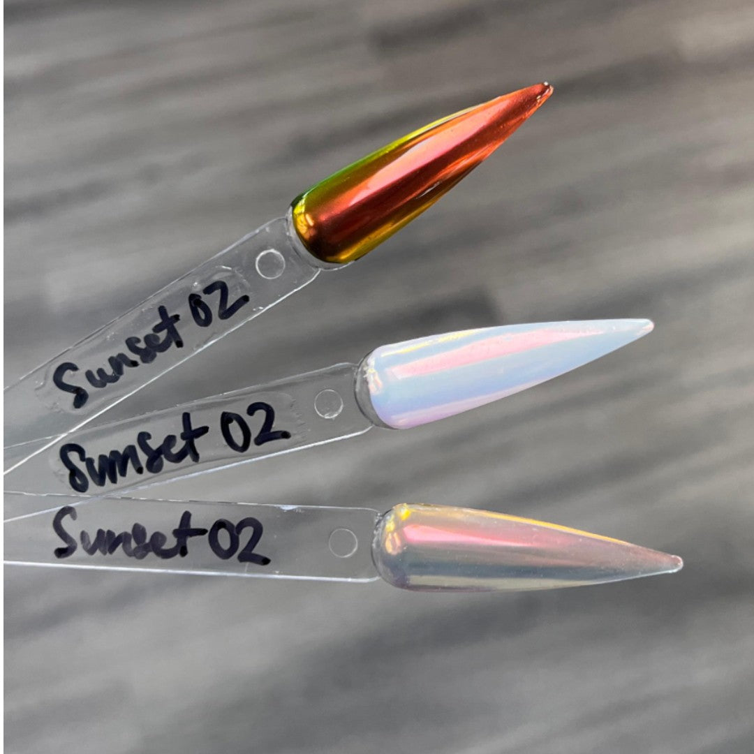2Guys Sunset Chrome, poudre chrome ongles