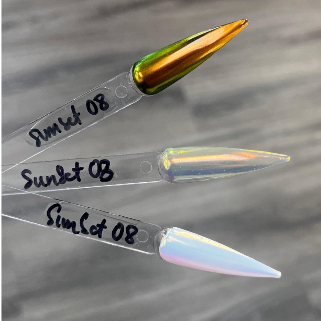 2Guys Sunset Chrome, poudre chrome ongles