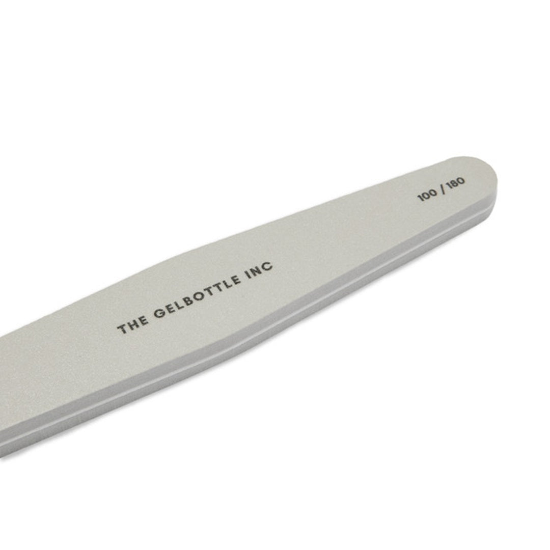 The GelBottle Nail Buffer - Grey Coffin 100/180 Grit (Pack of 5)